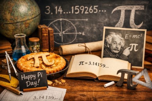 Pi Day Einstein's birthday: March 14