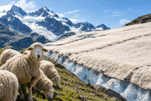 Sheep's Wool to Help Save Glaciers