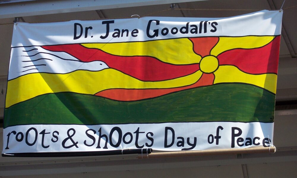 Dr Jane Goodall's Roots & Shoots Day of Peace